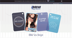 Desktop Screenshot of bbwsexbelgie.com